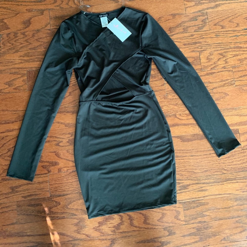 Top Chic Black Bodycon Dress Size M